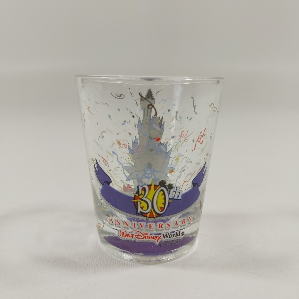Walt Disney World Magic Kingdom 30th Anniversary Short Shot Glass